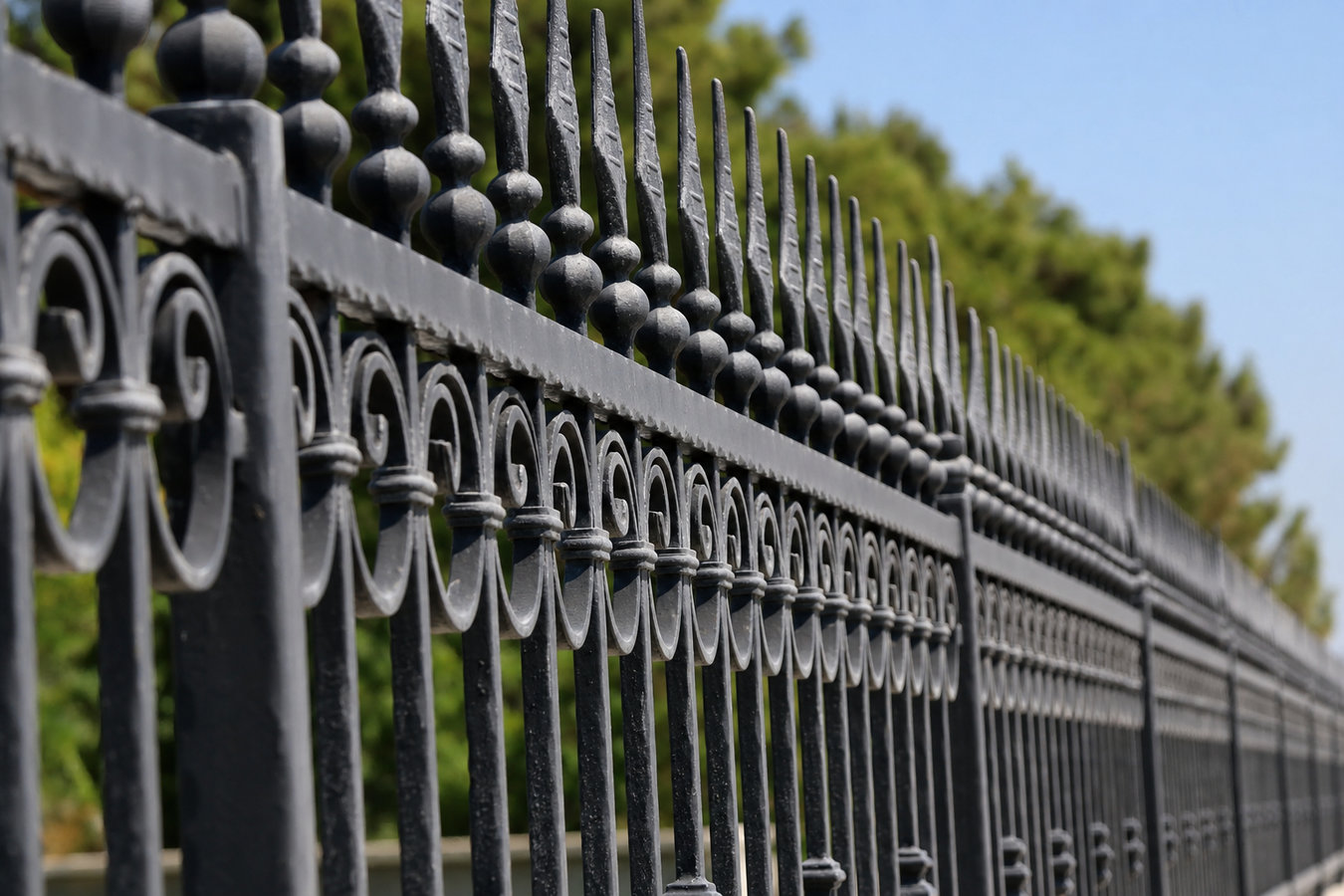 Ornamental Iron Fence Installation in Pomona, CA